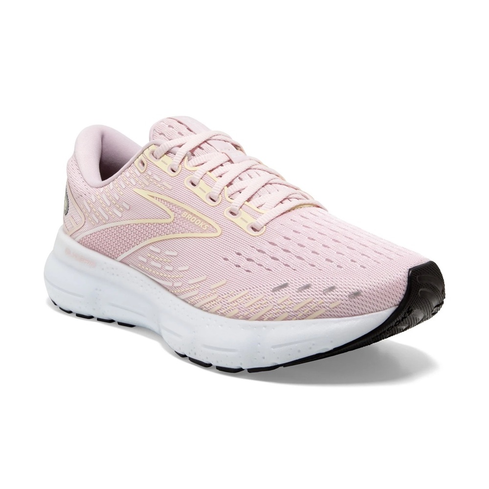 Women’s Brooks Glycerin Pink/ White/ Yellow Running Shoes